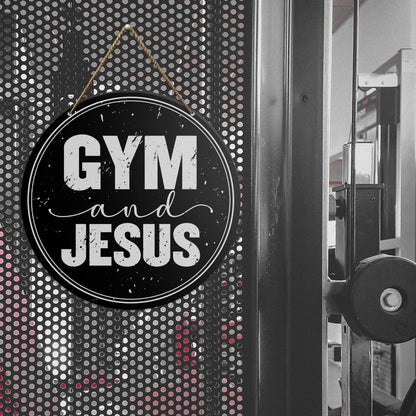 Gym Sign Decor, Home Gym Sign, Workout Room Fitness Room Decor Gym Sign Decoration, Gym Gift for Trainer Exercise Lover, Gym and Gym