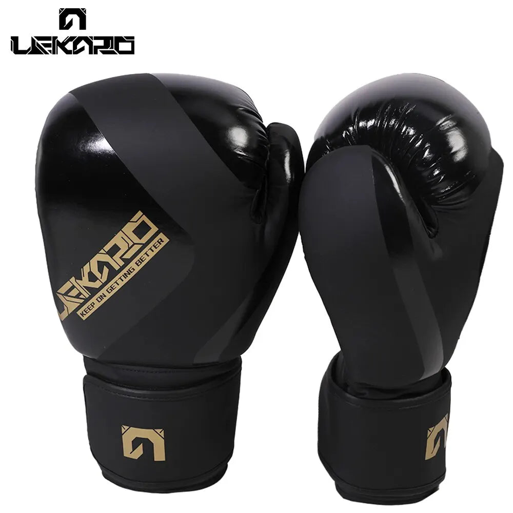 Professional 12oz Boxing Training Gloves for Adults - Muay Thai and Sanda Fighting Gloves for Men and Women, Ideal Gift for Boys